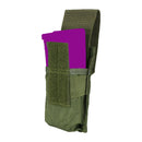 Condor Tactical MOLLE PALS Modular Closed Top Single Magazine Mag Pouch - OD Green