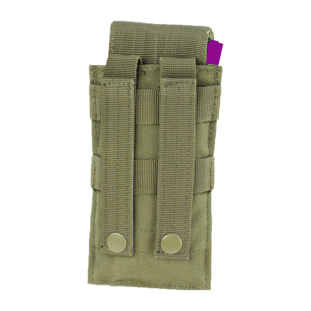 Condor Tactical MOLLE PALS Modular Closed Top Single Magazine Mag Pouch - OD Green