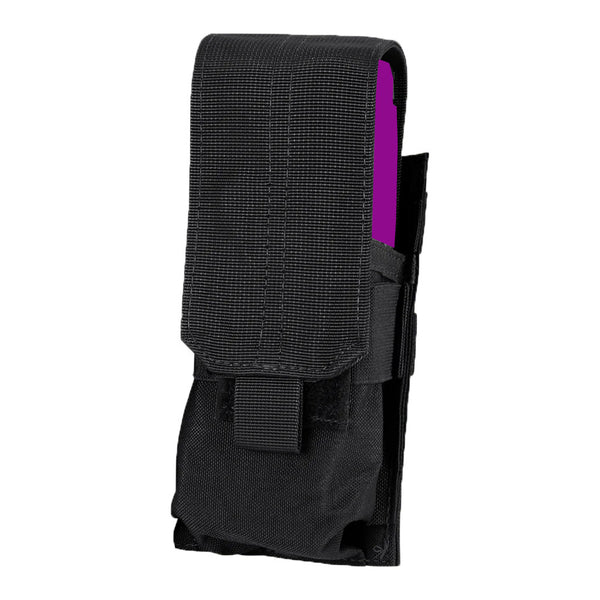 Condor Tactical MOLLE PALS Modular Closed Top Single Magazine Mag Pouch - Black