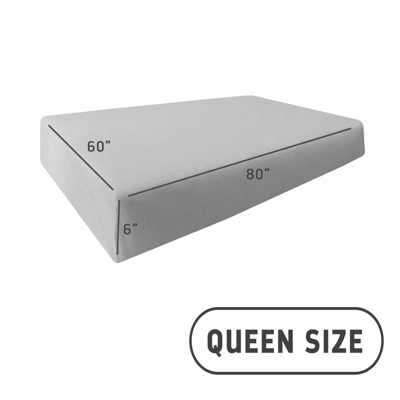 Queen Size 80x60x6 Outdoor Foam Daybed Mattress High Density 1.8 PCF Medium Firm