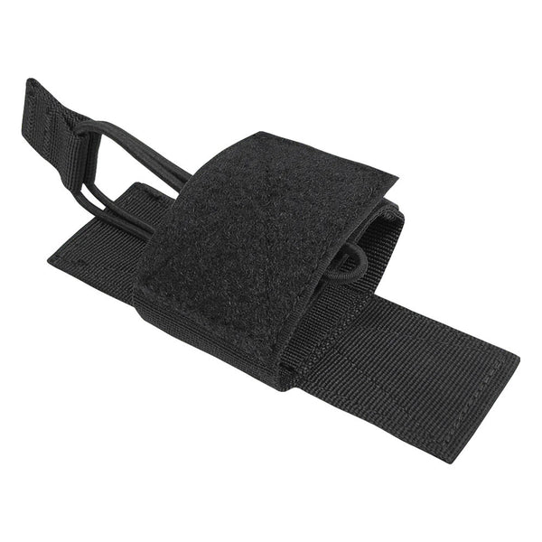 Hook and Loop Tactical Secure Lightweight Universal Bungee Holster Black