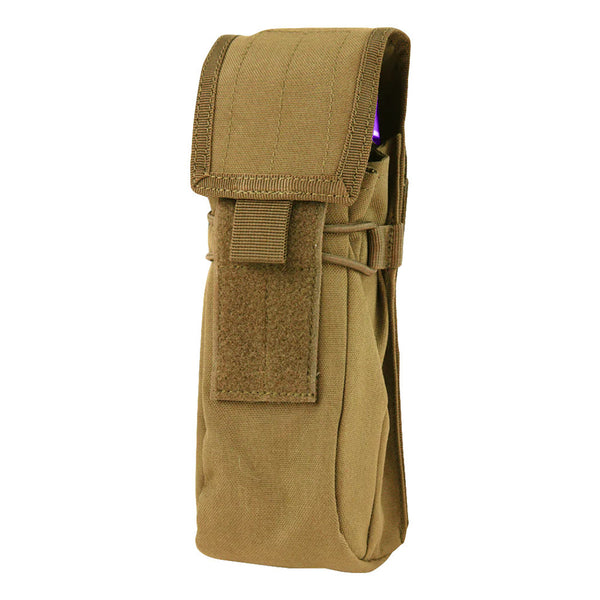 Condor Tactical MOLLE Modular Hook and Loop Water Bottle Utility Pouch Coyote