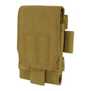Condor Tech Sheath Secure Hook Loop Modular Smart Phone Pouch Coyote