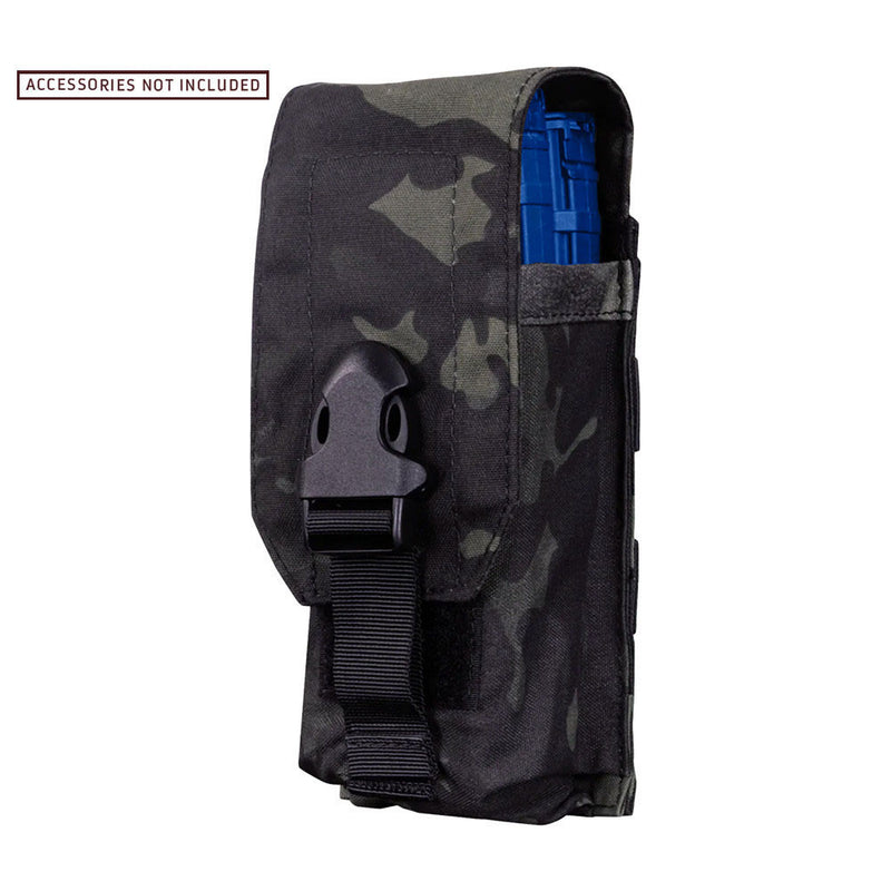Condor Tactical Hook and Loop Buckled Universal Magazine Mag Pouch Multicam Black