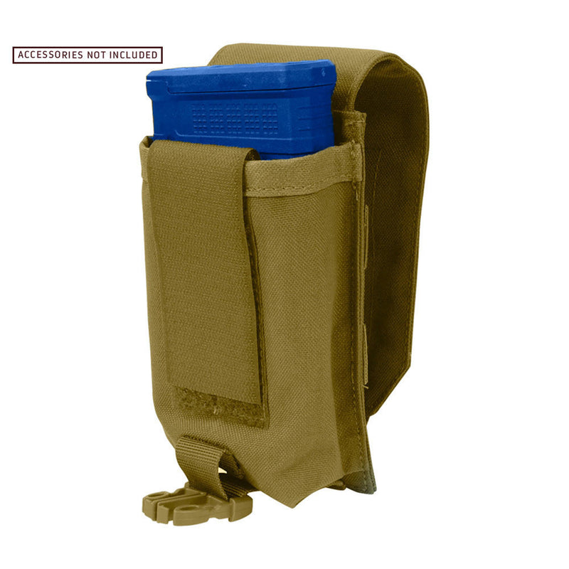Condor Tactical Hook and Loop Buckled Universal Magazine Mag Pouch Multicam Black