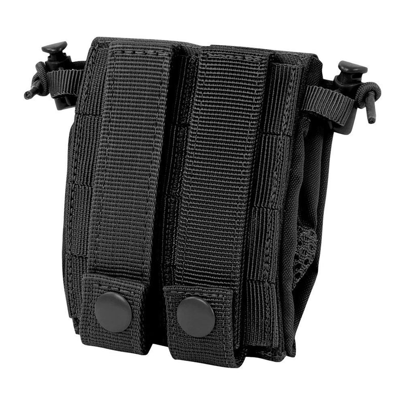 Condor Modular MOLLE Hook Loop Magazine Micro Dump Bungee Retention Pouch Black