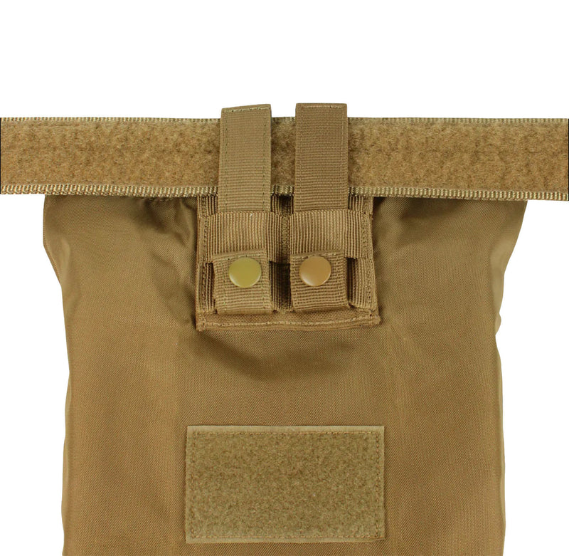 Condor Modular MOLLE Hook Loop Magazine Micro Dump Bungee Retention Pouch Coyote