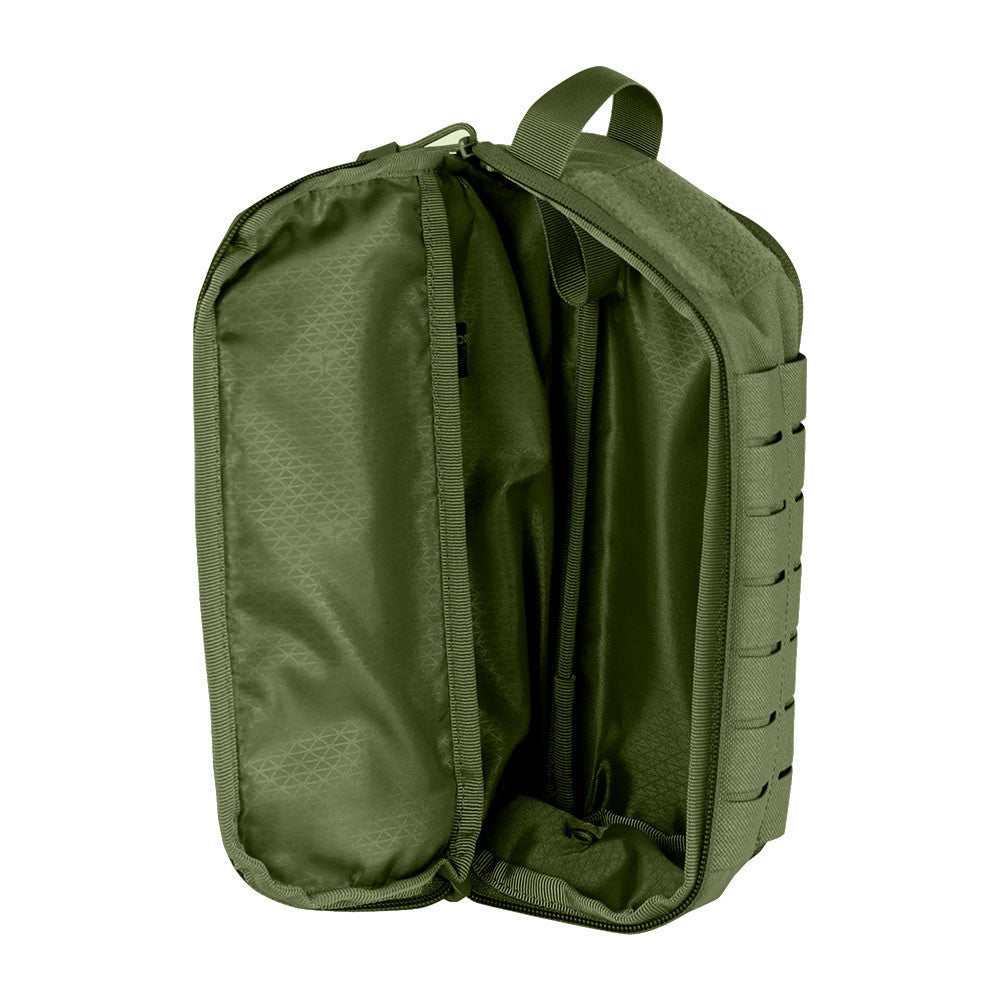 Condor Tactical Laser Cut MOLLE Modular Utility Tool Padded Field Pouch OD Green