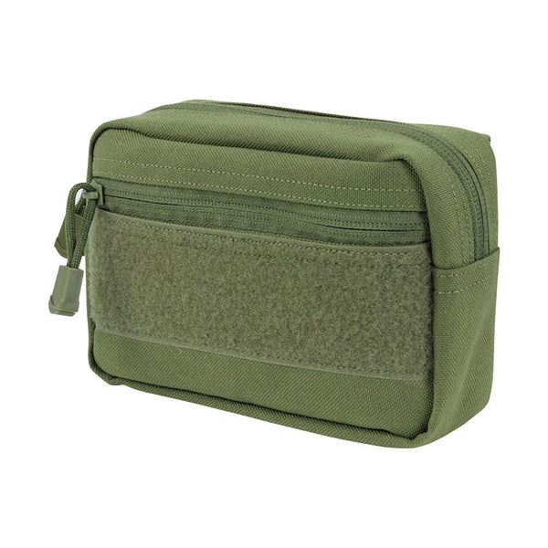Condor MOLLE PALS Tactical Compact Utility Tool Hook Loop Panel Pouch OD Green