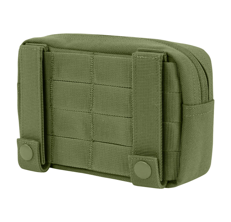 Condor MOLLE PALS Tactical Compact Utility Tool Hook Loop Panel Pouch OD Green