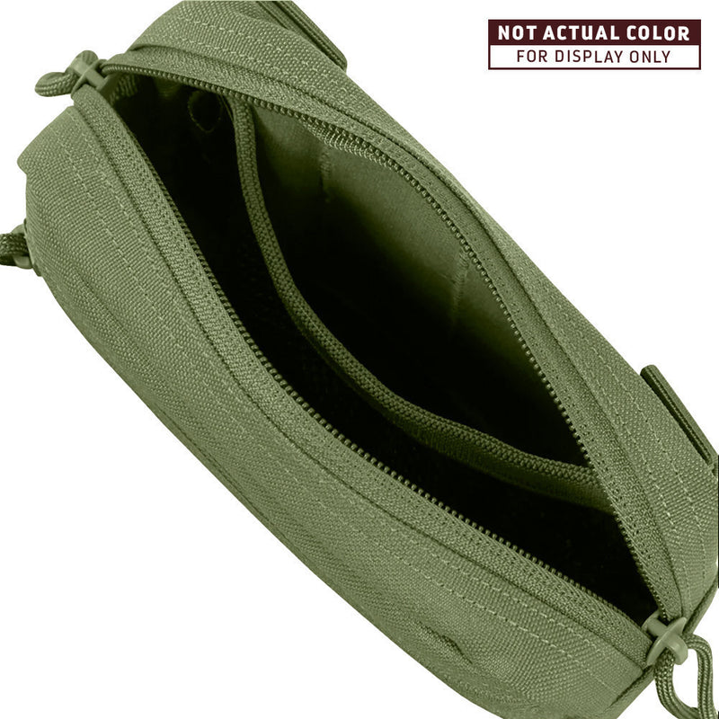 Condor MOLLE PALS Tactical Compact Utility Tool Hook Loop Panel Pouch Multicam Black