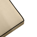 Contrast Pipe 8" FULL 75x54x8 Velvet Indoor Daybed Mattress COVER ONLY-AD304