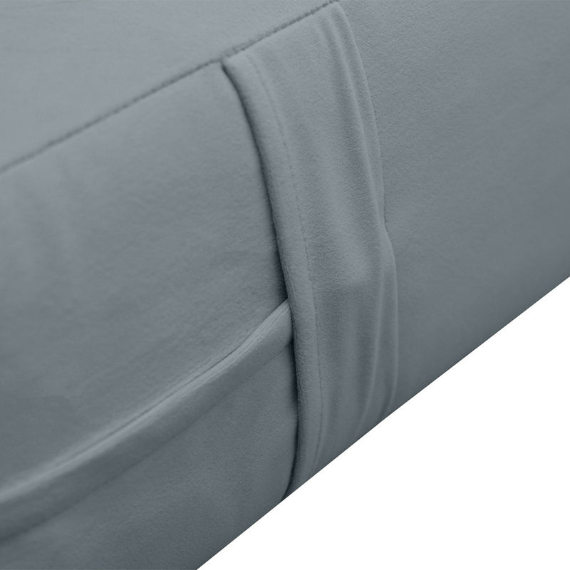 Knife Edge 6" Twin Size 75x39x6 Velvet Indoor Daybed Mattress Fitted Sheet |COVER ONLY| - AD347