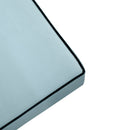 Contrast Pipe 8" TWIN-XL SIZE 80x39x8 Velvet Indoor Daybed Mattress Fitted Sheet |COVER ONLY|-AD355