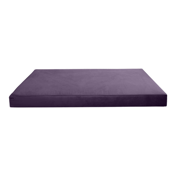 Same Pipe 6" Twin Size 75x39x6 Velvet Indoor Daybed Mattress Fitted Sheet |COVER ONLY|-AD339