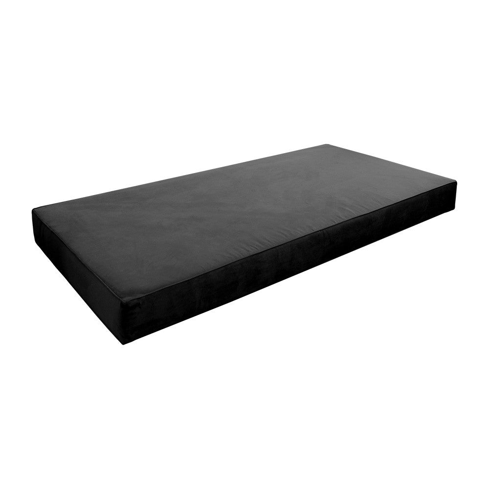 Same Pipe 6" Twin Size 75x39x6 Velvet Indoor Daybed Mattress Fitted Sheet |COVER ONLY|-AD350