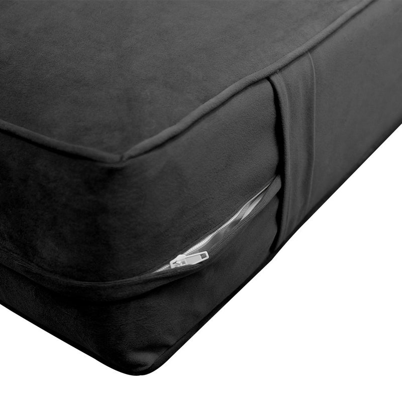 Same Pipe 6" FULL 75x54x6 Velvet Indoor Daybed Mattress |COVER ONLY|-AD350