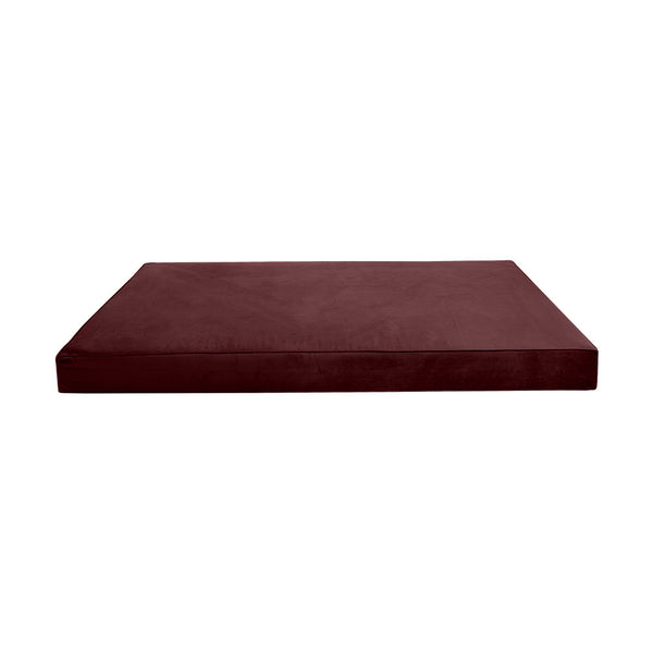 Same Pipe 8" Twin Size 75x39x8 Velvet Indoor Daybed Mattress Fitted Sheet |COVER ONLY|-AD368
