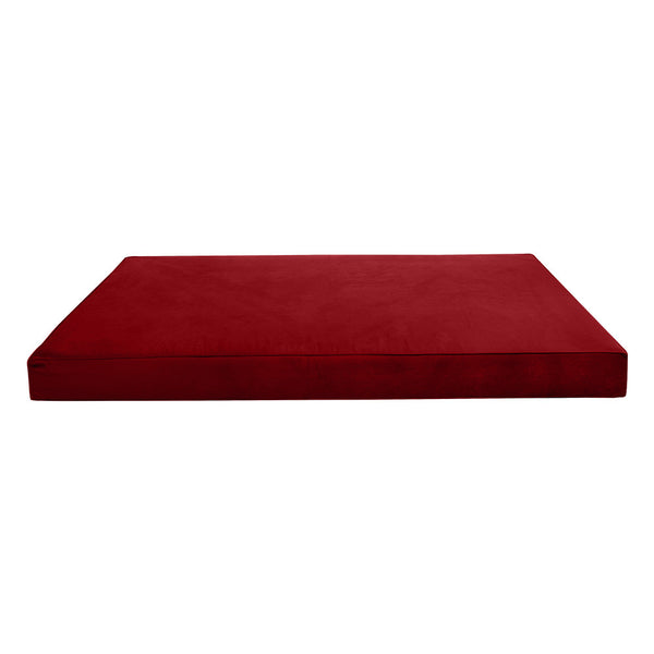 Same Pipe 8" Twin Size 75x39x8 Velvet Indoor Daybed Mattress Fitted Sheet |COVER ONLY|-AD369