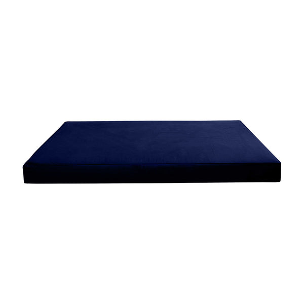 Same Pipe 8" Twin Size 75x39x8 Velvet Indoor Daybed Mattress Fitted Sheet |COVER ONLY|-AD373