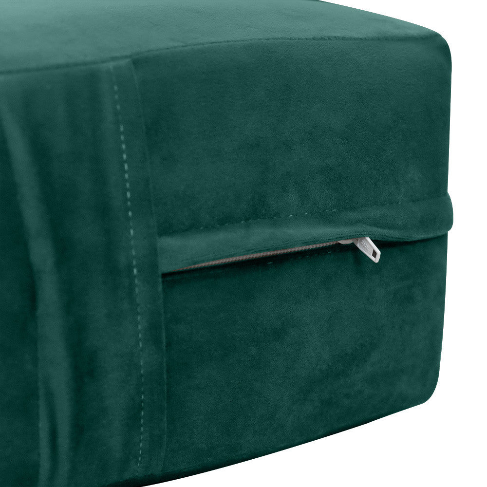 Knife Edge 6" Twin-XL Size 80x39x6 Velvet Indoor Daybed Mattress Fitted Sheet |COVER ONLY| - AD317