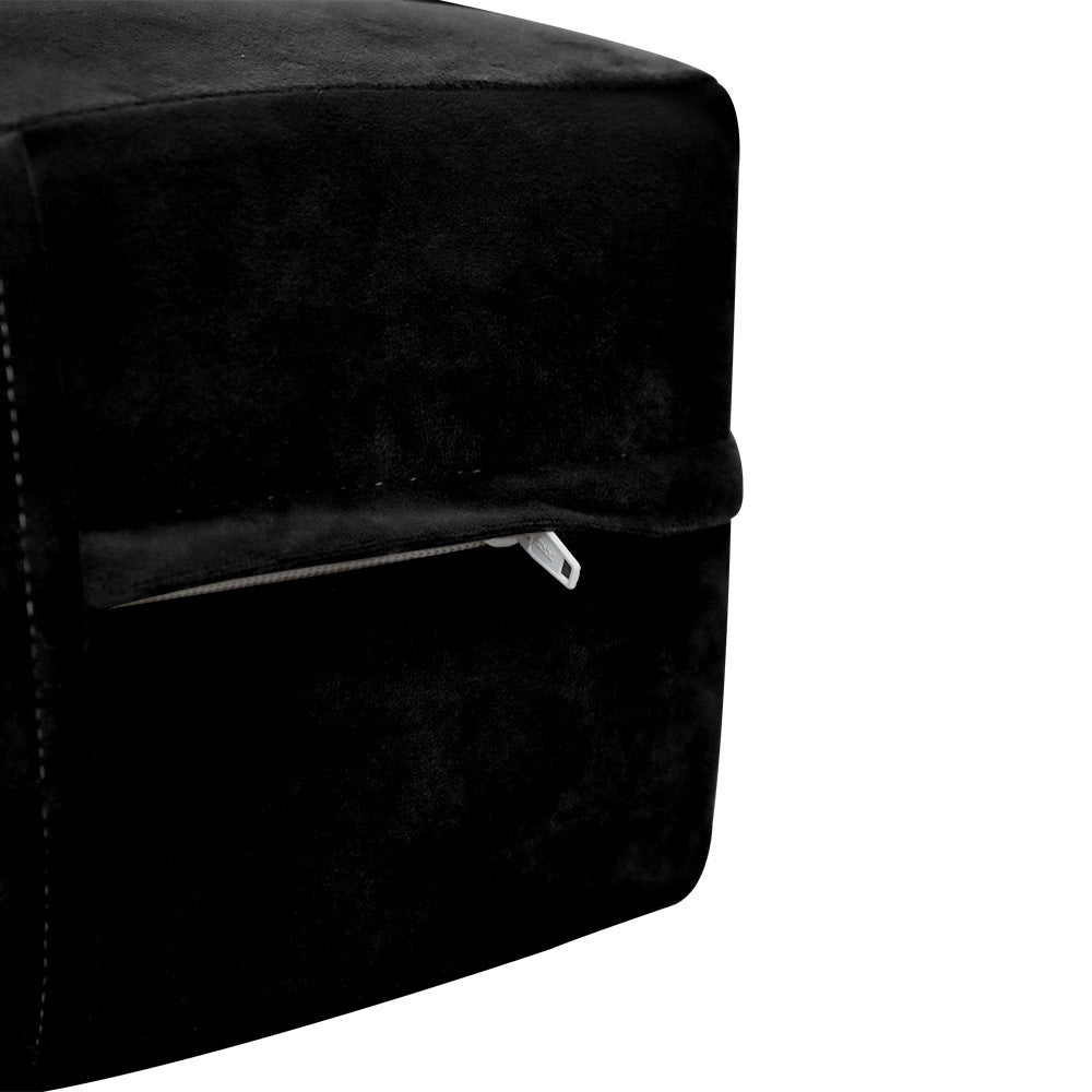 Knife Edge 6" Twin-XL Size 80x39x6 Velvet Indoor Daybed Mattress Fitted Sheet |COVER ONLY| - AD374