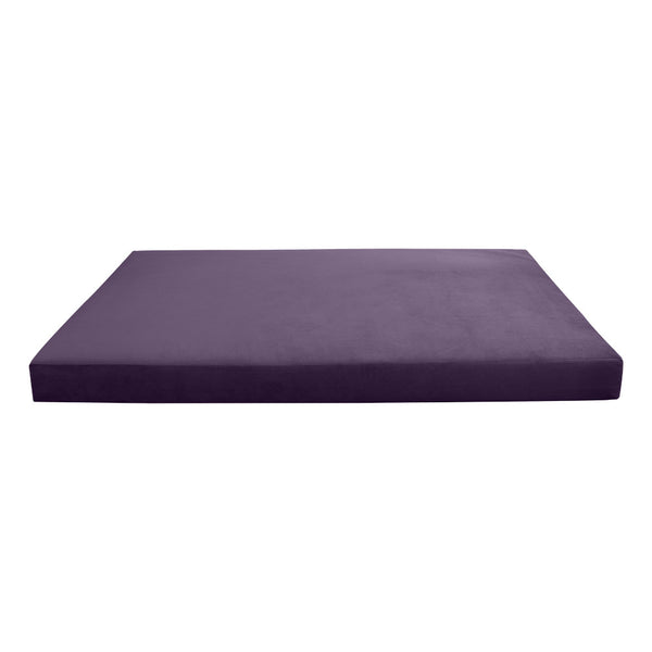 Knife Edge 6" Full Size 75x54x6 Velvet Indoor Daybed Mattress Fitted Sheet |COVER ONLY| - AD339