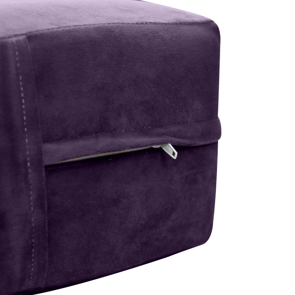 Knife Edge 6" Full Size 75x54x6 Velvet Indoor Daybed Mattress Fitted Sheet |COVER ONLY| - AD339