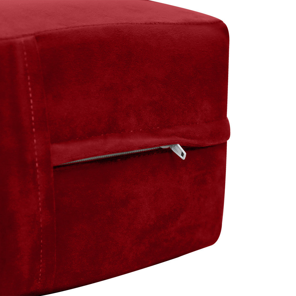Knife Edge 6" Full Size 75x54x6 Velvet Indoor Daybed Mattress Fitted Sheet |COVER ONLY| - AD369