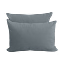 STYLE V4 Full Velvet Knife Edge Indoor Daybed Bolster Pillow |COVER ONLY| AD347