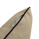 STYLE V4 Full Velvet Contrast Pipe Indoor Daybed Bolster Pillow |COVER ONLY|AD304