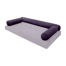 STYLE V6 TwinXL Velvet Knife Edge Indoor Daybed Bolster Pillow|COVER ONLY| AD339