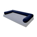 STYLE V6 Full Velvet Knife Edge Indoor Daybed Bolster Pillow |COVER ONLY| AD373