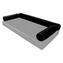 STYLE V6 TwinXL Velvet Contrast Pipe Indoor Daybed Bolster Pillow|CoverOnly|AD374