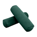 STYLE V6 Full Velvet Pipe Trim Indoor Daybed Cushion Bolster |COVER ONLY| AD317