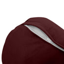 STYLE V5 Full Velvet Knife Edge Indoor Daybed Bolster Pillow |COVER ONLY| AD368