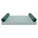 STYLE V5 Full Velvet Pipe Trim Indoor Daybed Cushion Bolster |COVER ONLY| AD317