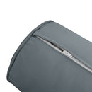 STYLE V5 Full Velvet Pipe Trim Indoor Daybed Cushion Bolster |COVER ONLY| AD347