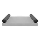 STYLE V5 Twin Velvet Pipe Trim Indoor Daybed Cushion Bolster |COVER ONLY| AD350