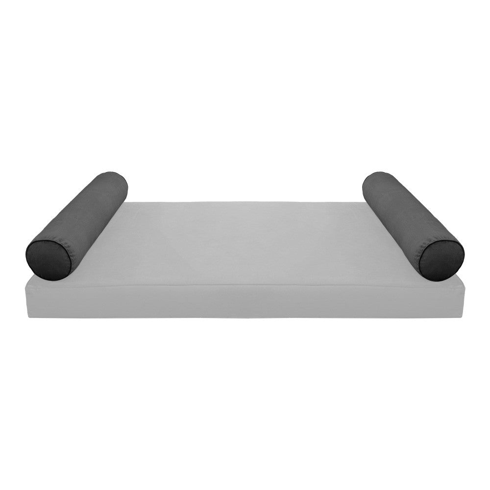 STYLE V5 Full Velvet Pipe Trim Indoor Daybed Cushion Bolster |COVER ONLY| AD350