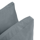 STYLE V2 Twin Velvet Knife Edge Indoor Daybed Bolster Pillow |COVER ONLY| AD347