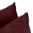 STYLE V3 Twin Velvet Knife Edge Indoor Daybed Bolster Pillow |COVER ONLY| AD368