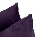 STYLE V3 Twin Velvet Knife Edge Indoor Daybed Bolster Pillow |COVER ONLY| AD339