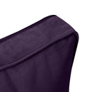 STYLE V3 Twin Velvet Pipe Trim Indoor Daybed Cushion Bolster |COVER ONLY| AD339