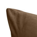 STYLE V4 Twin Velvet Knife Edge Indoor Daybed Bolster Pillow |COVER ONLY| AD308