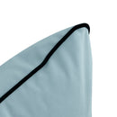 STYLE V4 Twin Velvet Contrast Pipe Indoor Daybed Bolster Pillow |COVER ONLY|AD355