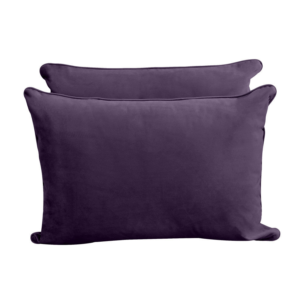 STYLE V4 Twin Velvet Pipe Trim Indoor Daybed Cushion Bolster |COVER ONLY| AD339