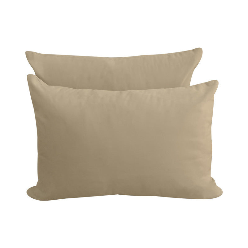 STYLE V4 Twin Velvet Knife Edge Indoor Daybed Bolster Pillow |COVER ONLY| AD304