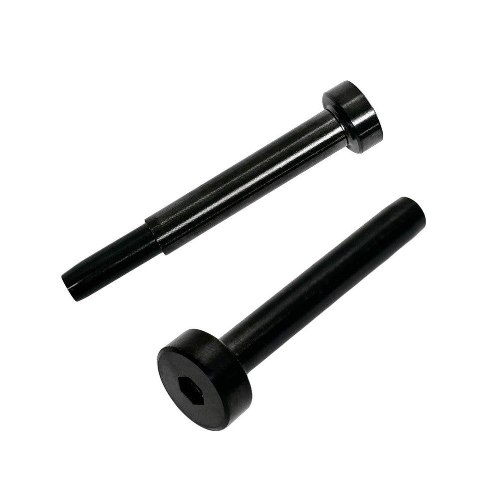 T316 Black Oxide SS Invisible Receiver End + Dome Swage Fitting 1/8'' Cable Rail