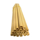 100 Pc Hand Crafted Organic 8" Biodegradable, Reusable Bamboo Drinking Straws